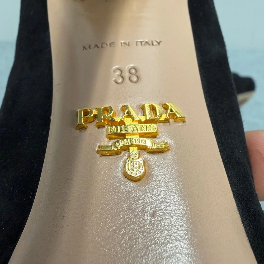 Prada peep toe